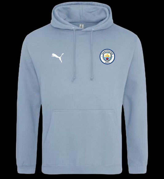 CHILDS FOOTBALL TEAM HOODIE MANCHESTER CITY