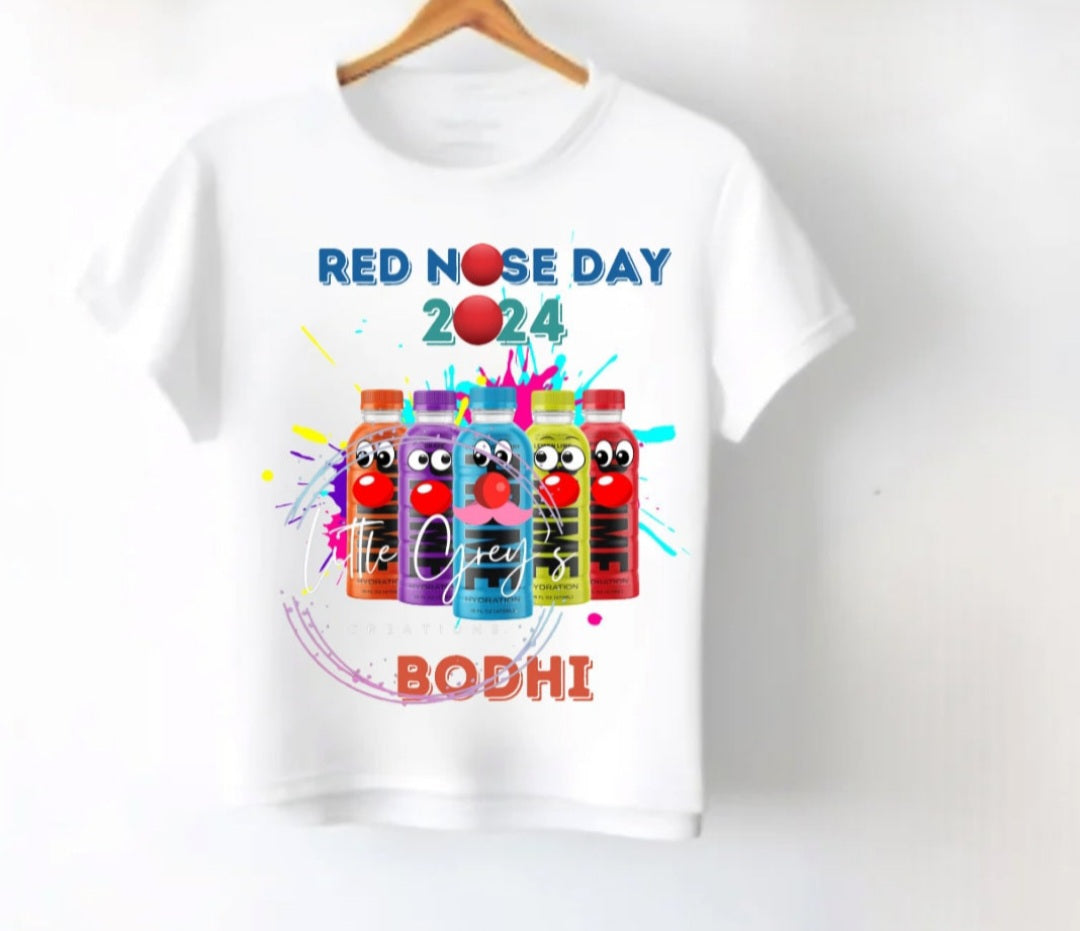 Red nose day character tshirt
