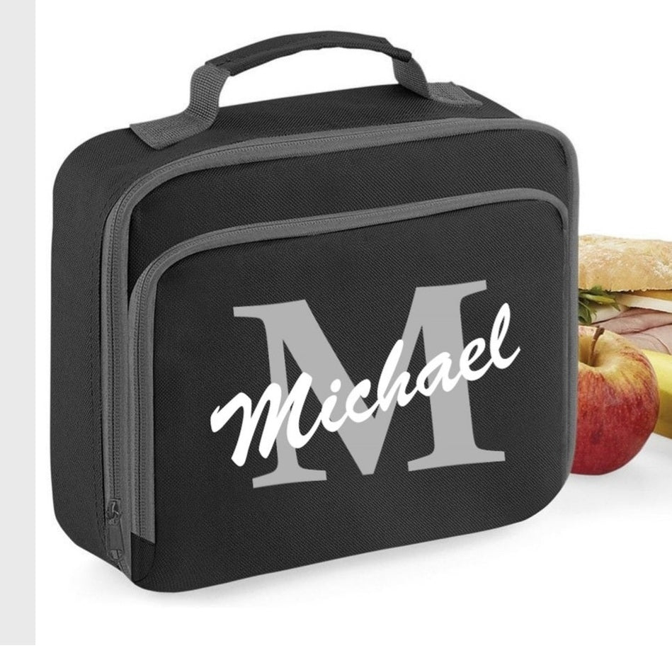 Personalised insulated lunch bag