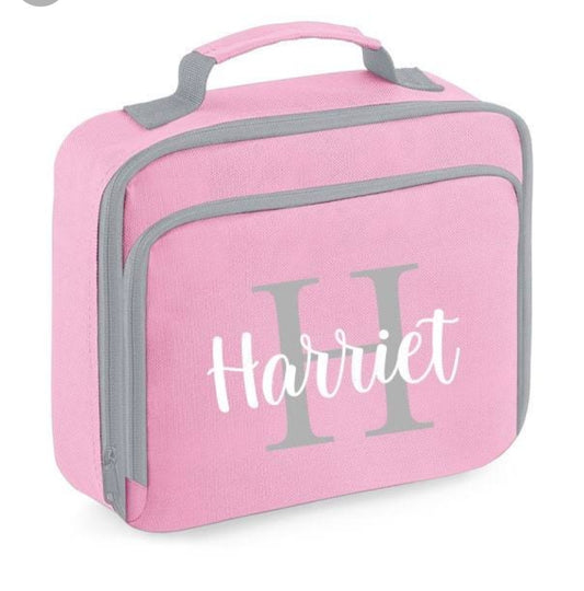 Personalised insulated lunch bag