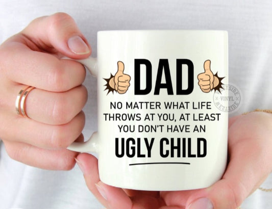 Dad mug with quote