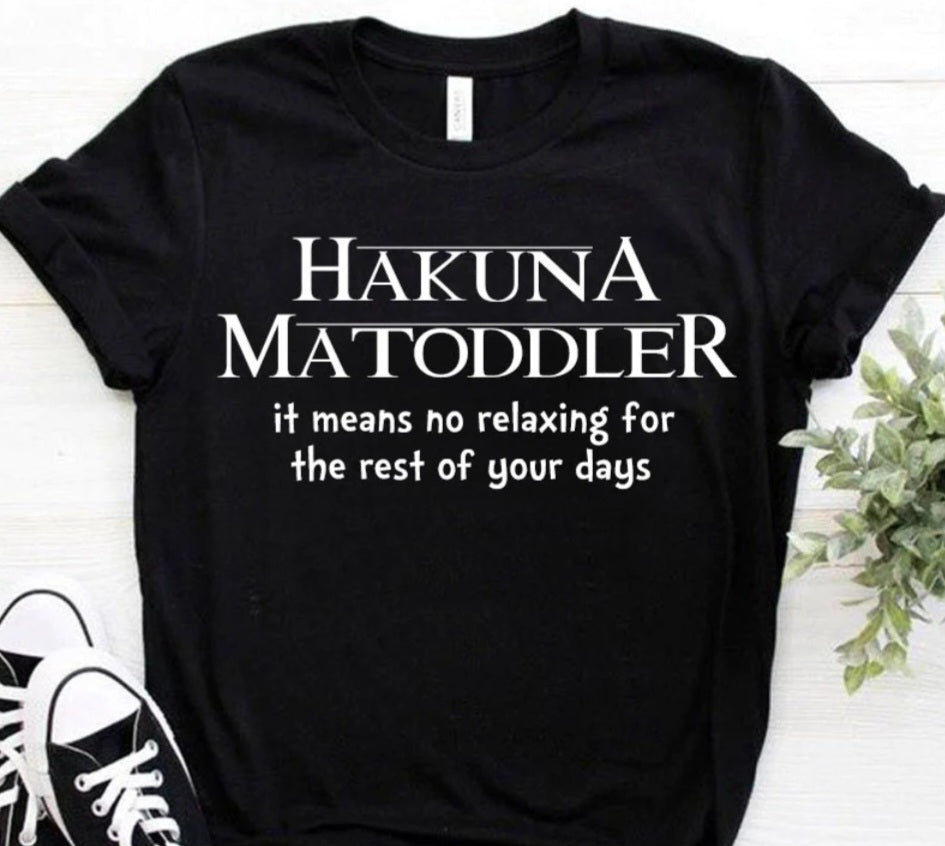 Hakuna matoddler phrase tshirt