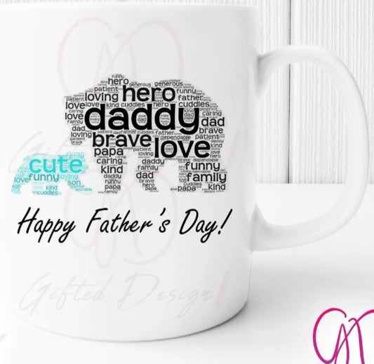 Dad bear mug