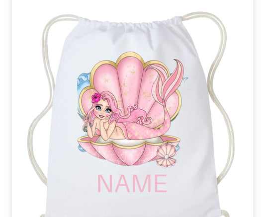 Mermaid swim bag