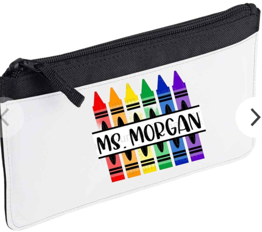 Personalised teacher pencil case