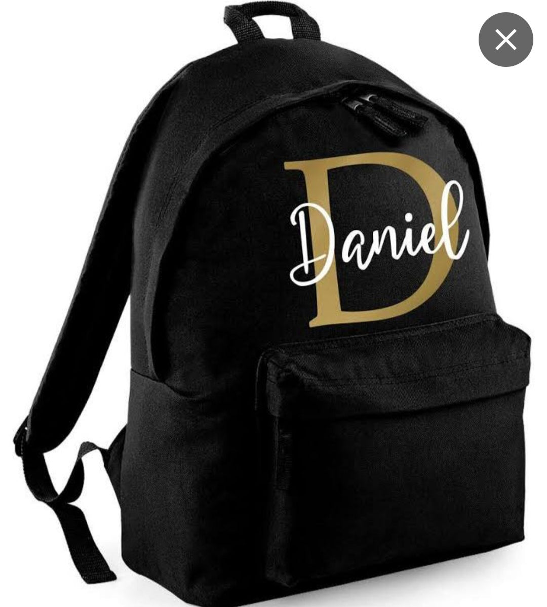 Personalised back pack