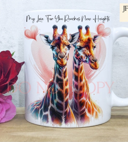 cute ceramic giraffe mug