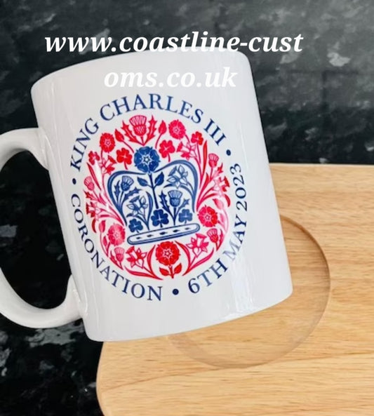 The Kings Coronation crest mug
