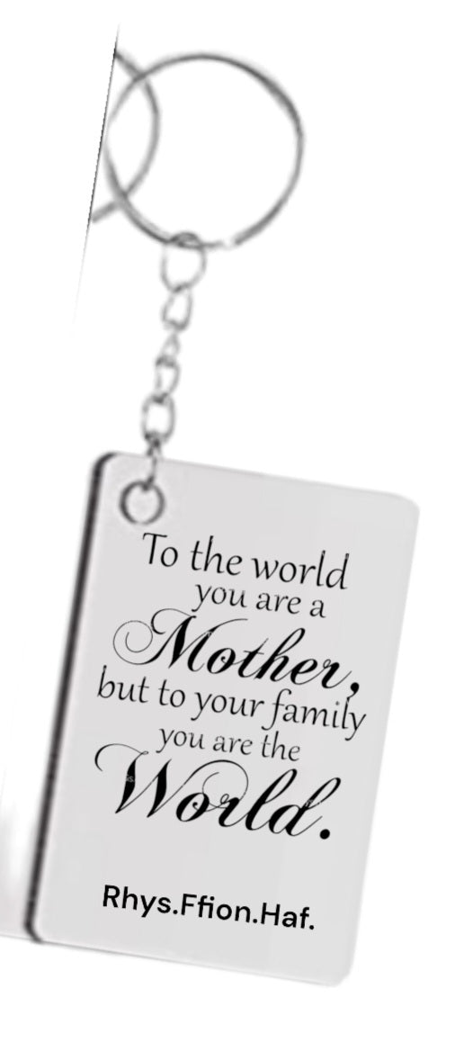 To the world keyring