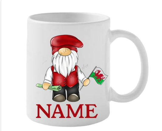 Welsh gonk themed mug
