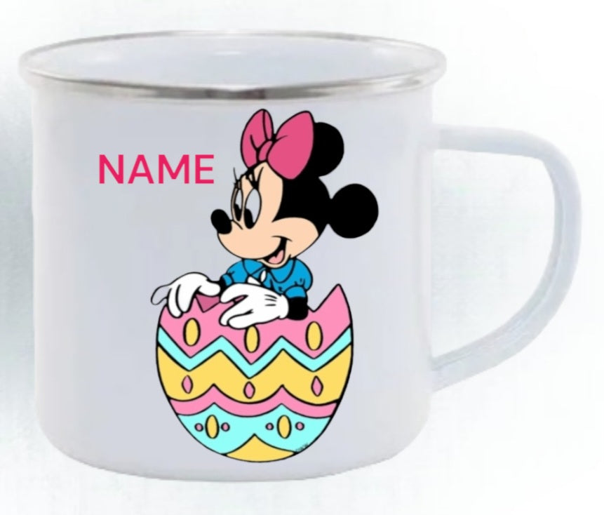 Enamel printed mug