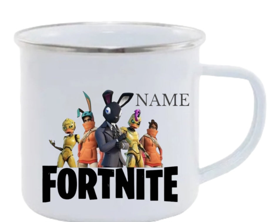 Enamel printed mug