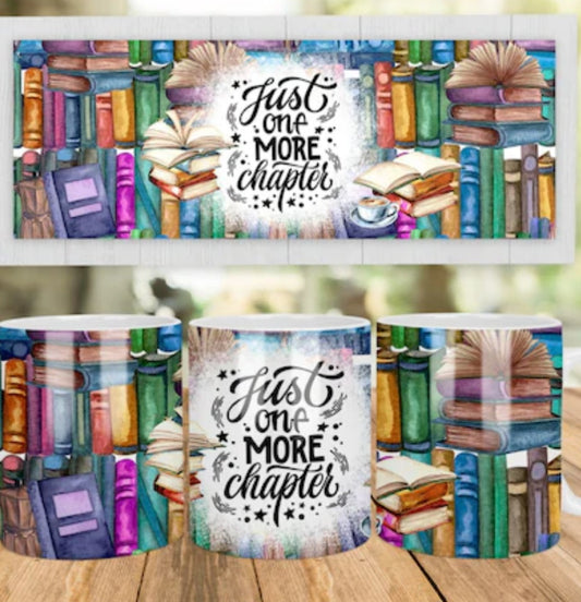 Just one more chapter mug