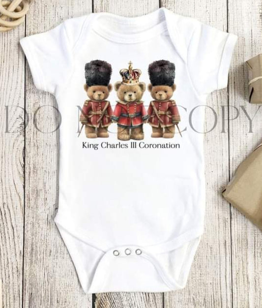 The kings coronation baby vest